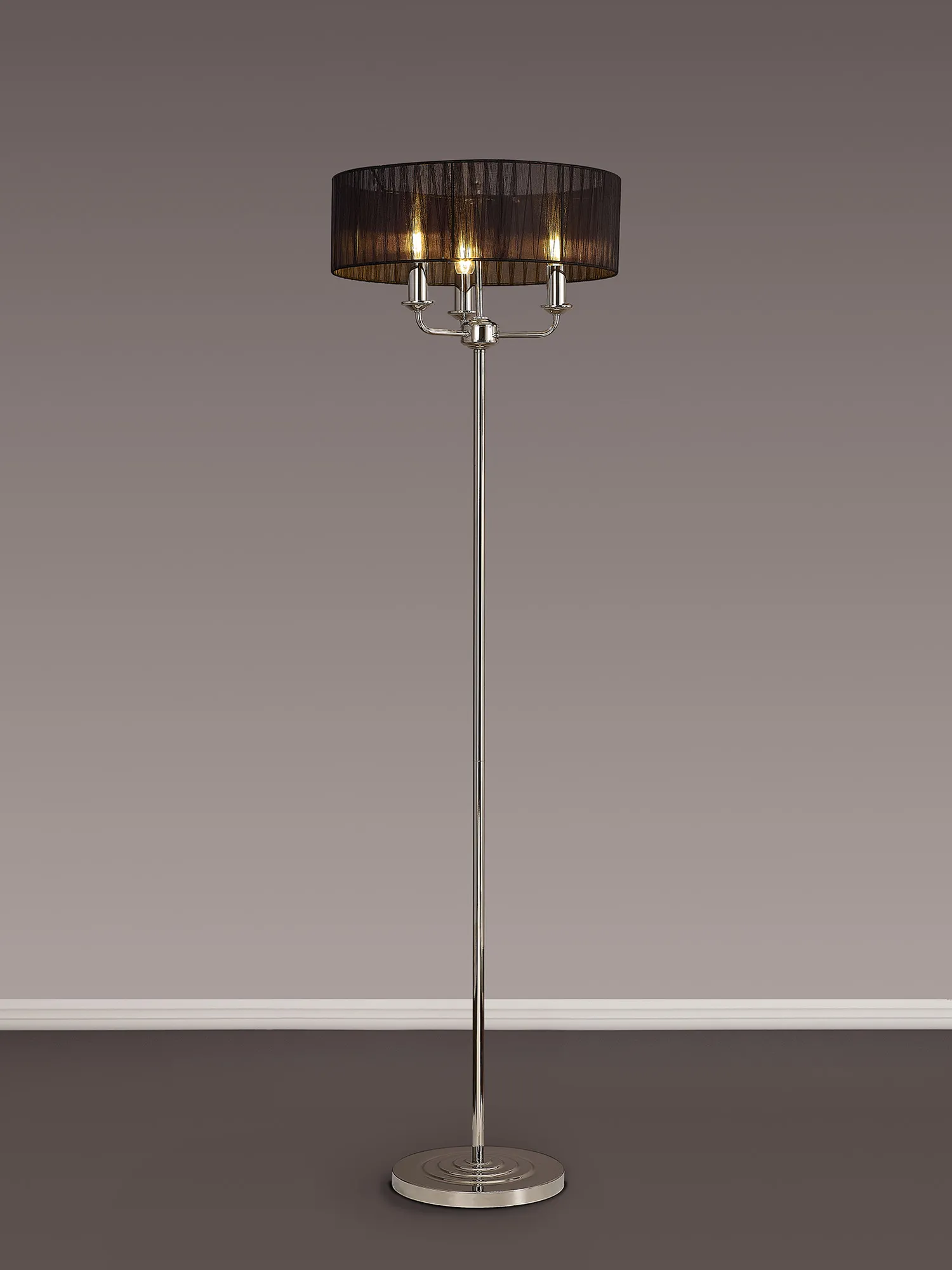 Banyan PN BL Floor Lamps Deco Shaded Floor Lamps